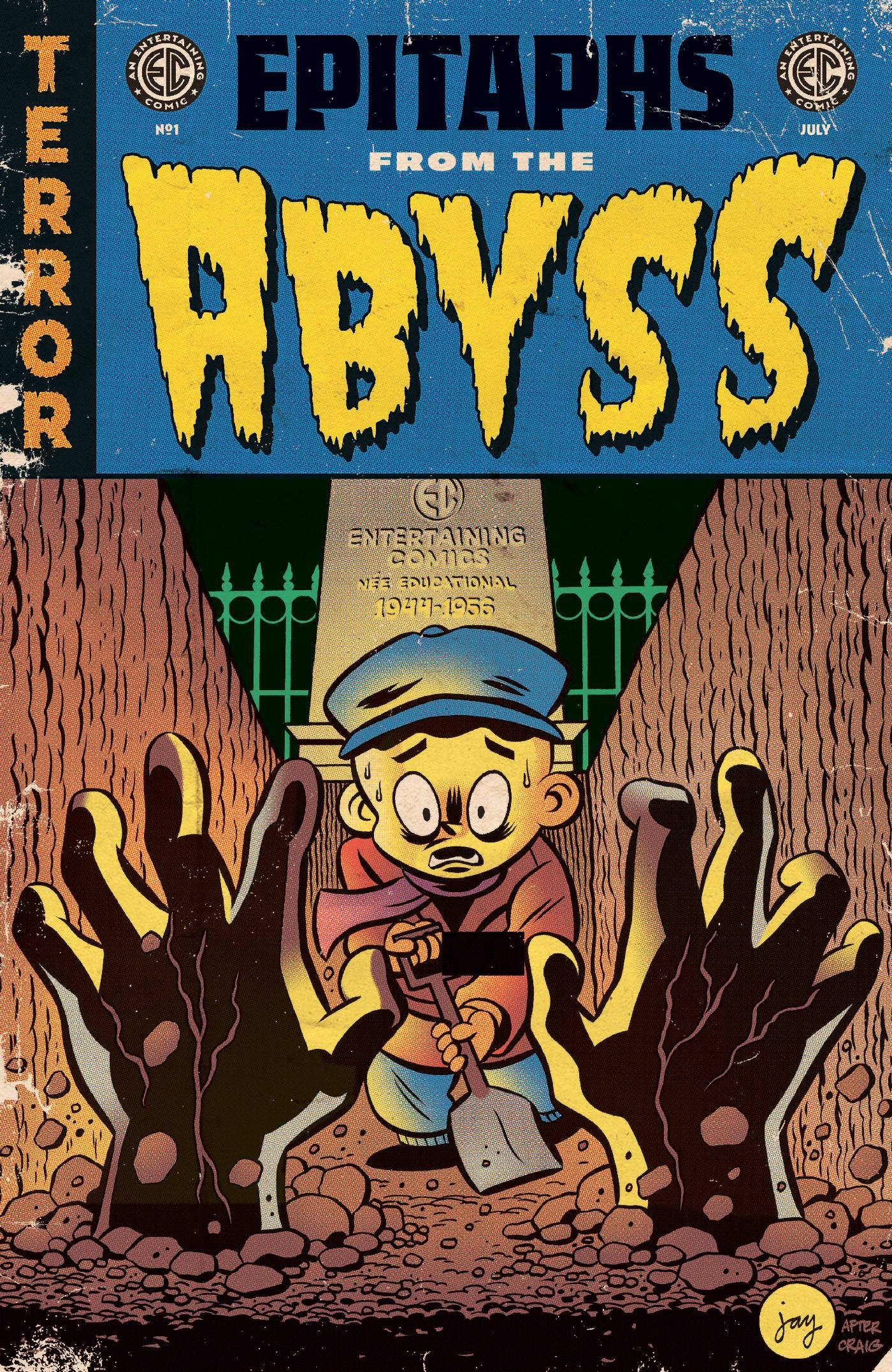 EC EPITAPHS FROM THE ABYSS #1 1:10 HOMAGE VARIANT 2024 ONI PRESS INC.