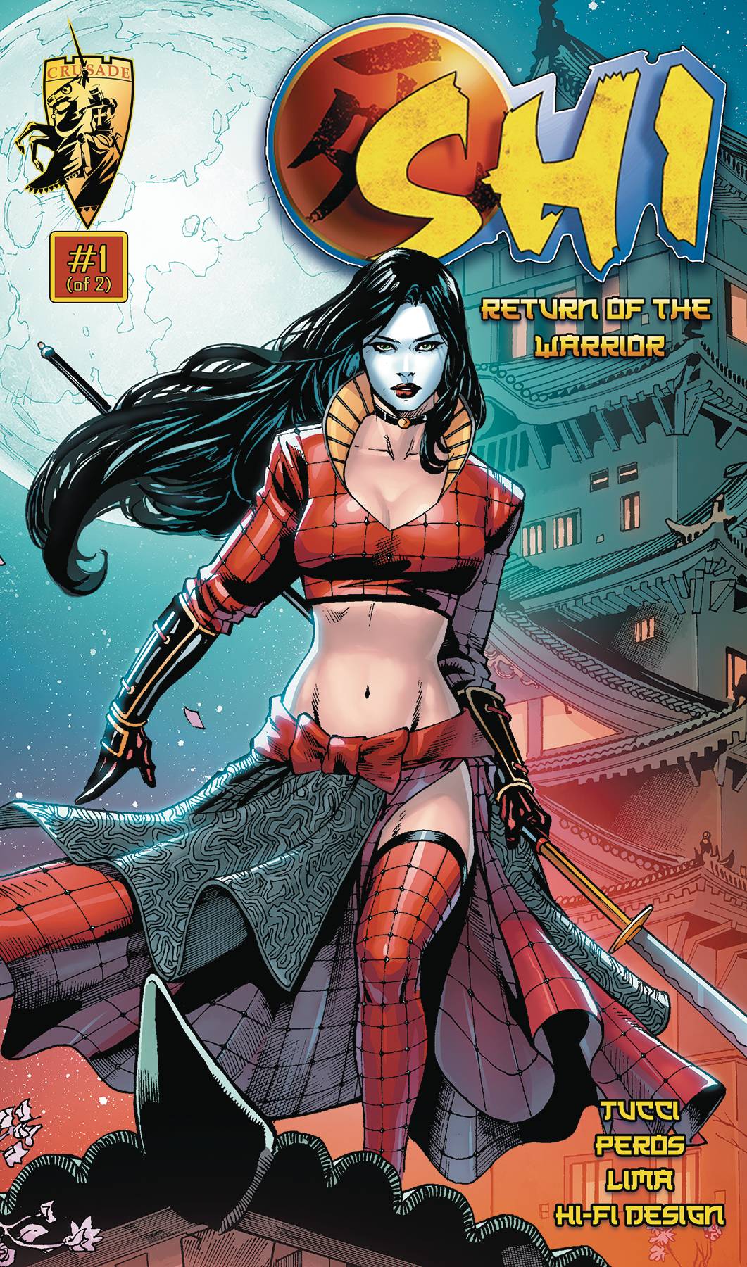 SHI RETURN OF THE WARRIOR #1 (OF 2) B BILLY TUCCI VARIANT (MR) 2024 (Copy) CRUSADE COMICS