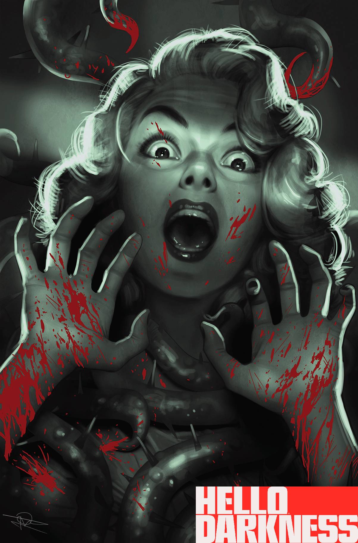 HELLO DARKNESS #1 SDCC EXCLUSIVE PX VARIANT 2024 (LTD 500) BOOM! STUDIOS