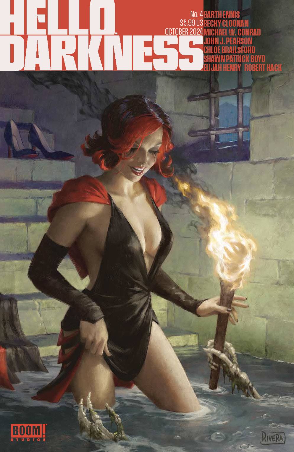 HELLO DARKNESS #4 CVR A RIVERA (MR) 2024 Hello Darkness BOOM! STUDIOS