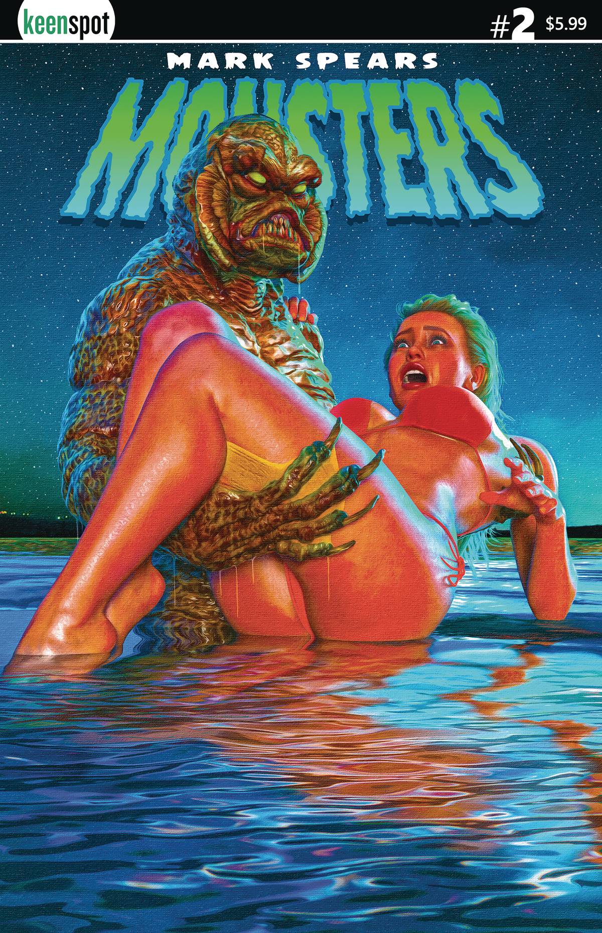 mark spears monsters MARK SPEARS MONSTERS #2 CVR C CREATURE FEATURE 2025 – Sanctum Sanctorum Comics & Oddities LLC
