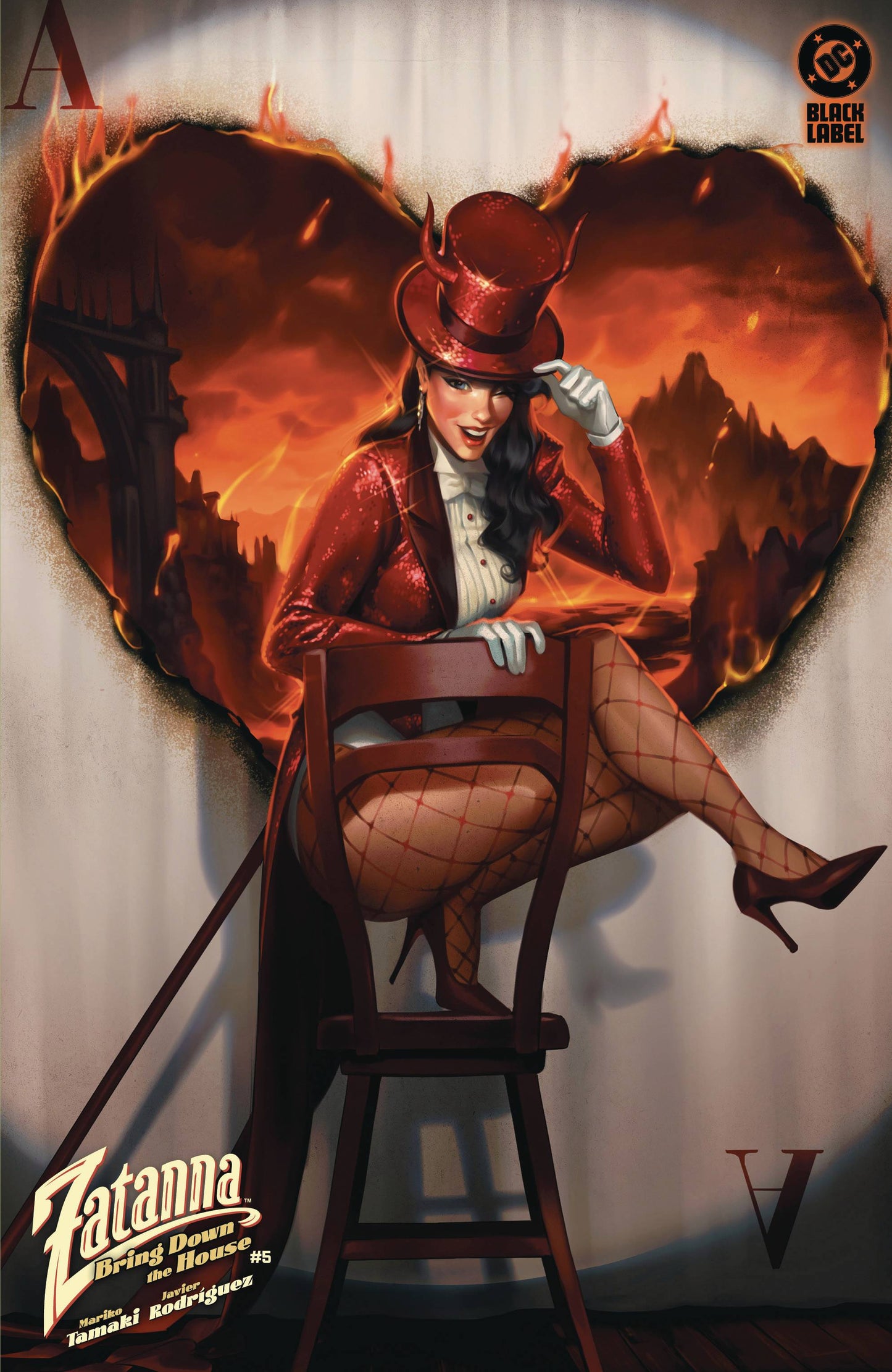 ZATANNA BRING DOWN THE HOUSE #5 (OF 5) CVR C OSCAR VEGA VARIANT (MR) 2024 Zatanna DC COMICS