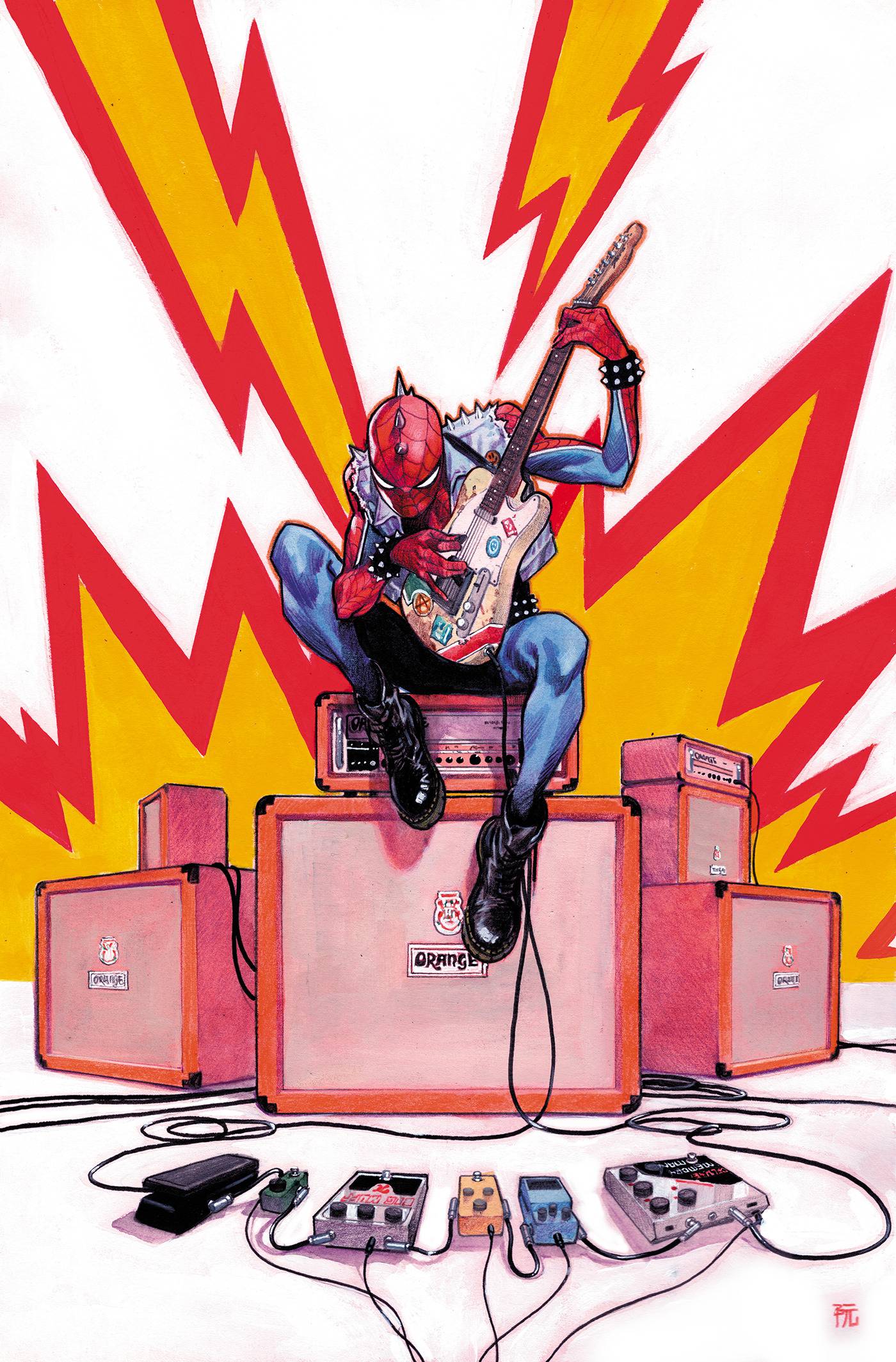 SPIDER-SOCIETY #4 (OF 4) DIKE RUAN SPIDER-PUNK VIRGIN 1:50 VARIANT 2024 Spider-Punk MARVEL PRH