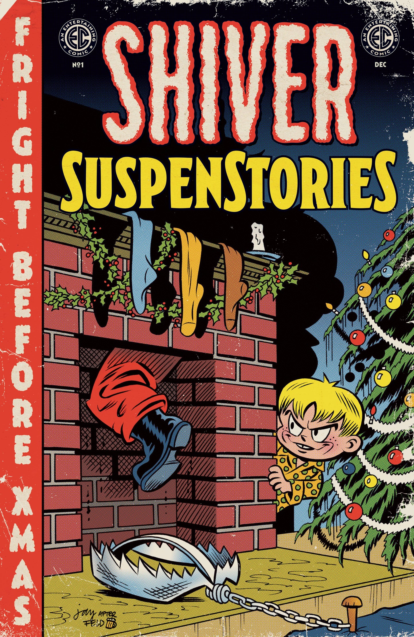 EC SHIVER SUSPENSTORIES #1 STEPHENS 1:10 VARIANT 2024 EC Comics ONI PRESS INC.