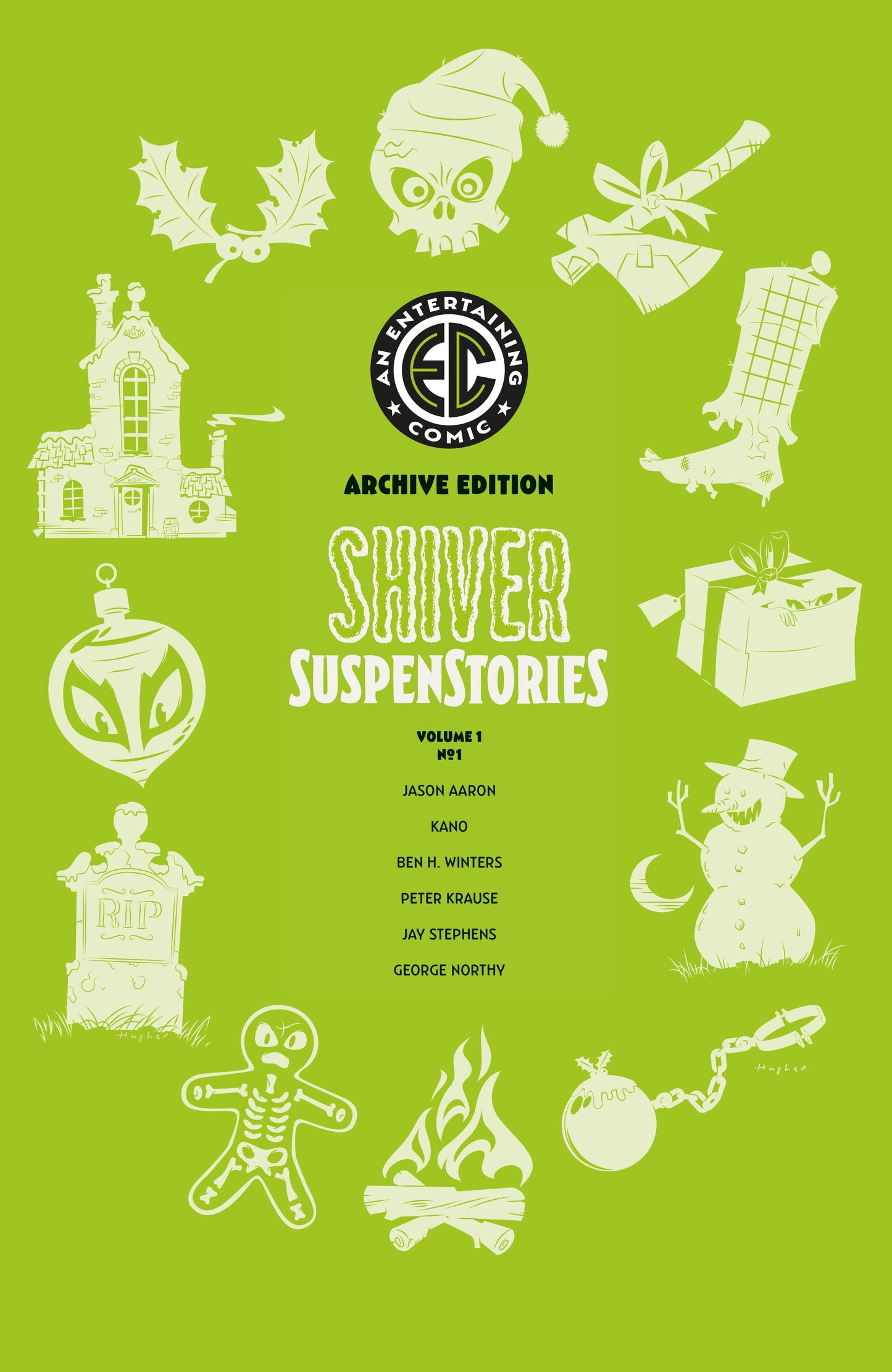 EC SHIVER SUSPENSTORIES #1 HUGHES 1:50 VARIANT 2024 EC Comics ONI PRESS INC.