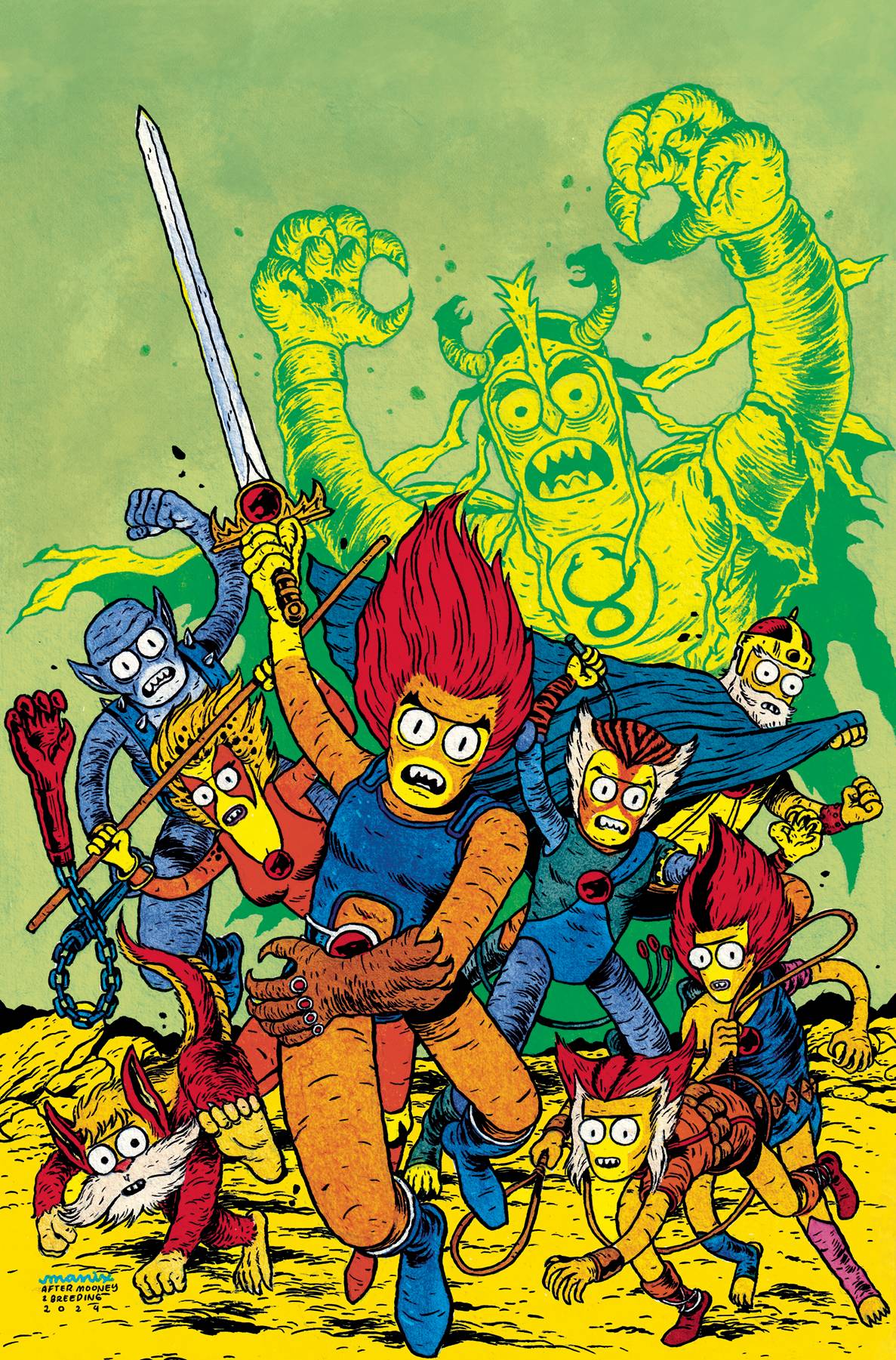 THUNDERCATS #11 MANIX 1:20 VIRGIN VARIANT 2024 Thundercats DYNAMITE