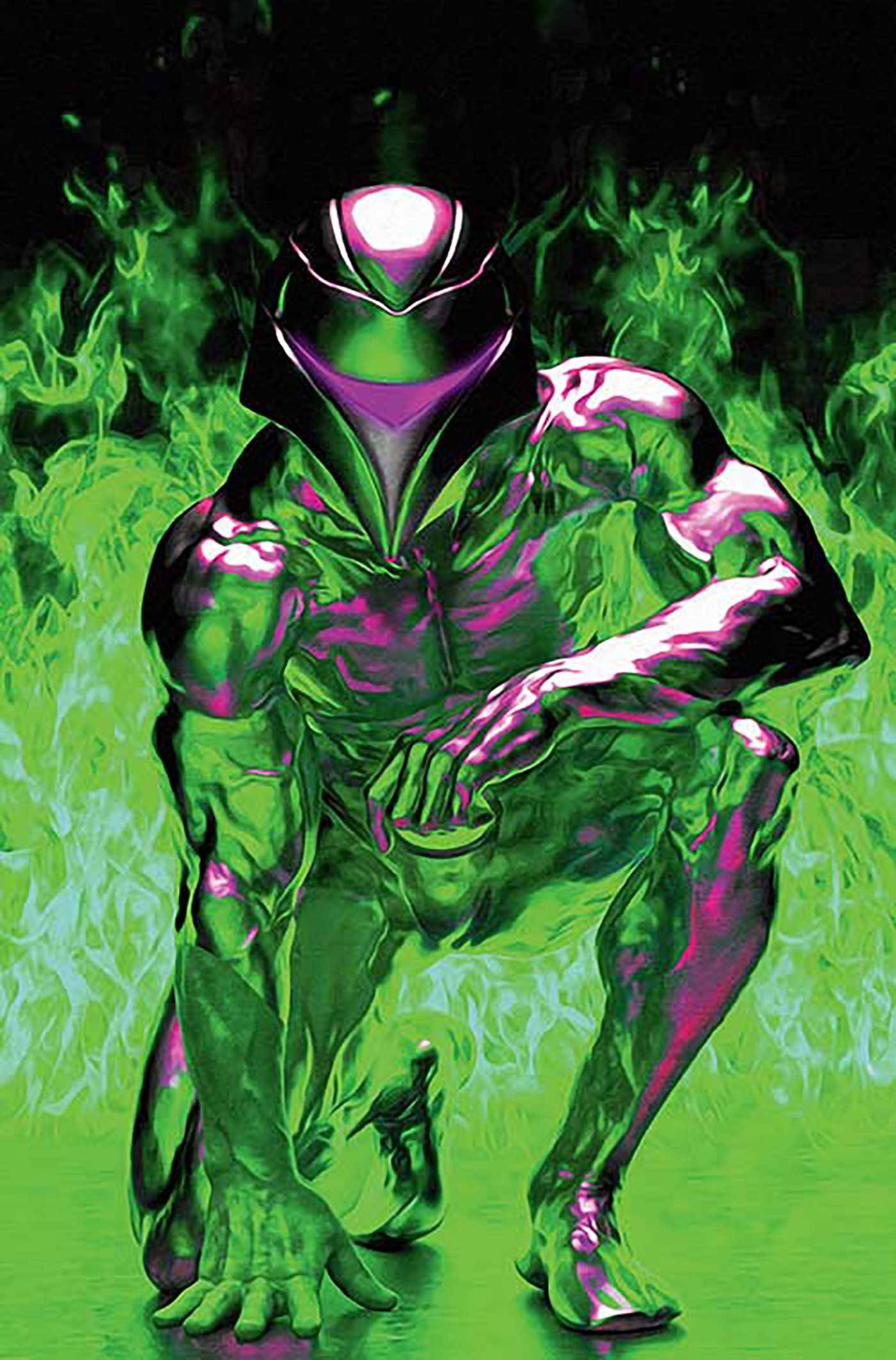 SILVERHAWKS #1 1:10 SPEARS GREEN VIRGIN VARIANT 2025 Silverhawks DYNAMITE