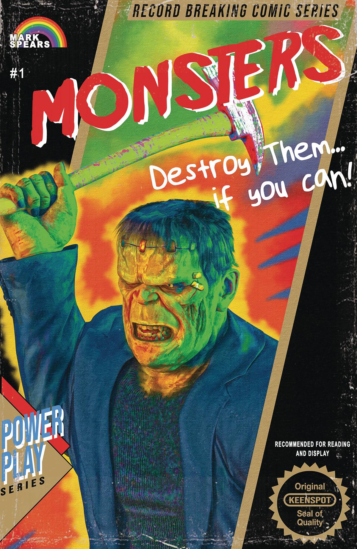 MARK SPEARS MONSTERS #1 4TH PRINT 1:20 VARIANT 2025 Universal Monsters KEENSPOT ENTERTAINMENT