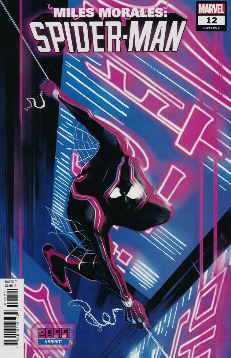 MILES MORALES SPIDER-MAN #12 2099 VARIANT 2019 Spider-Man MARVEL COMICS