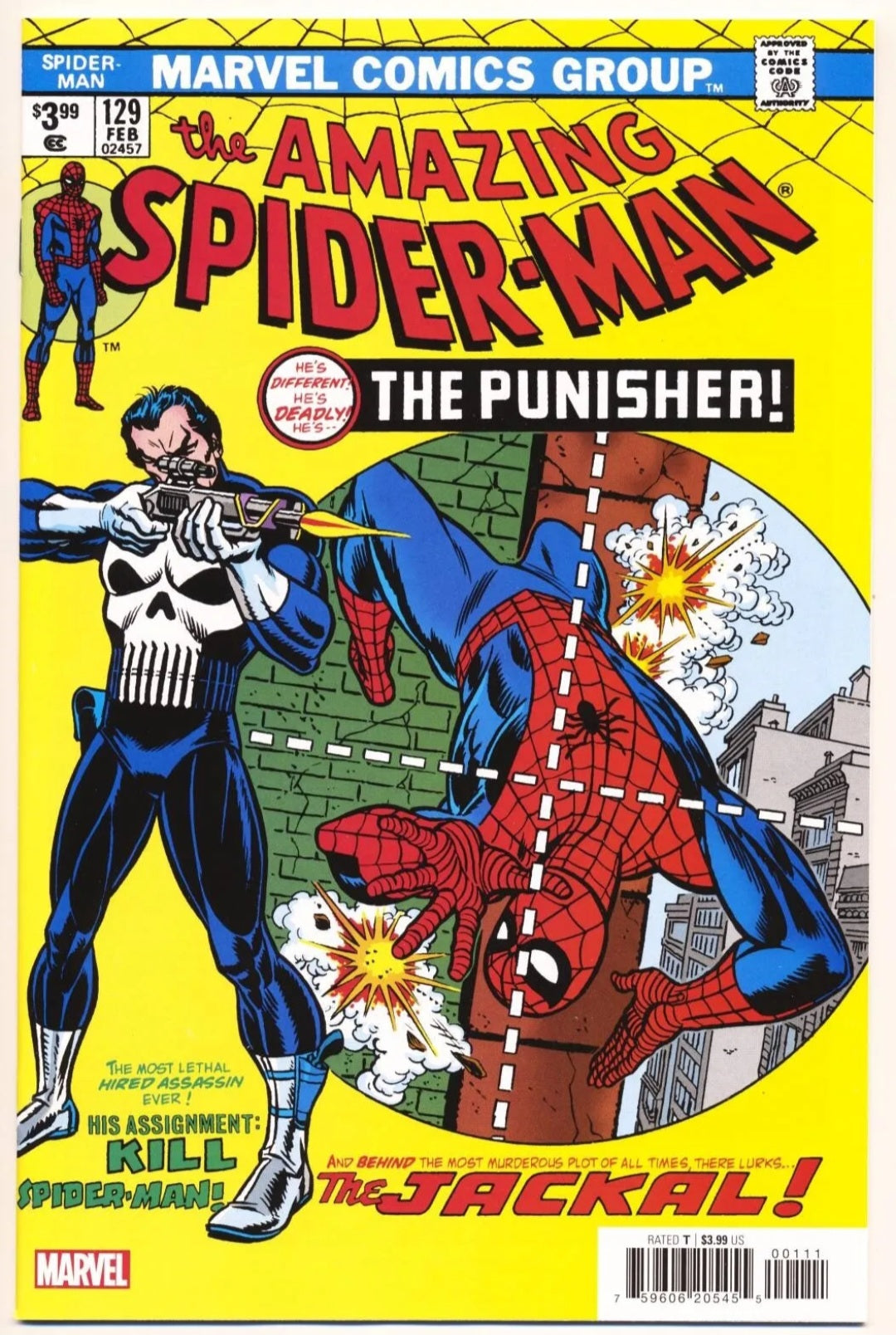 AMAZING SPIDER-MAN #129 FACSIMILE EDITION 2023 Amazing Spider-Man MARVEL PRH