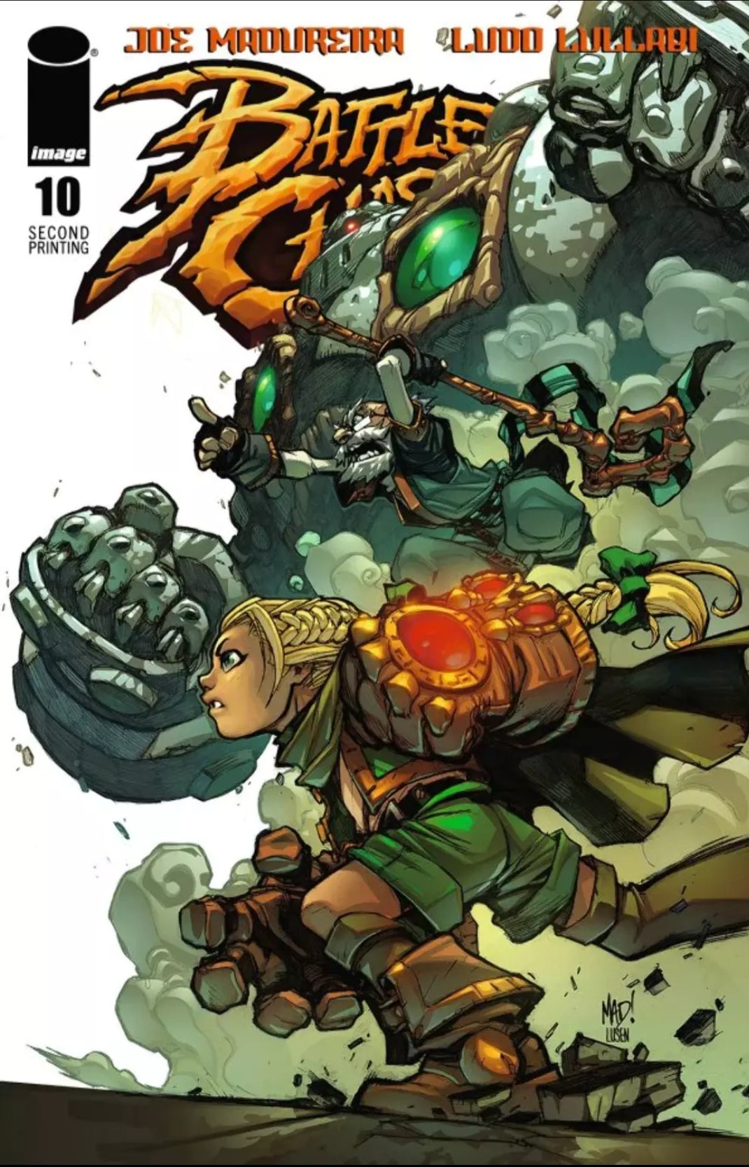 BATTLE CHASERS #10 2ND PRINT VARIANT 2023 IMAGE COMICS