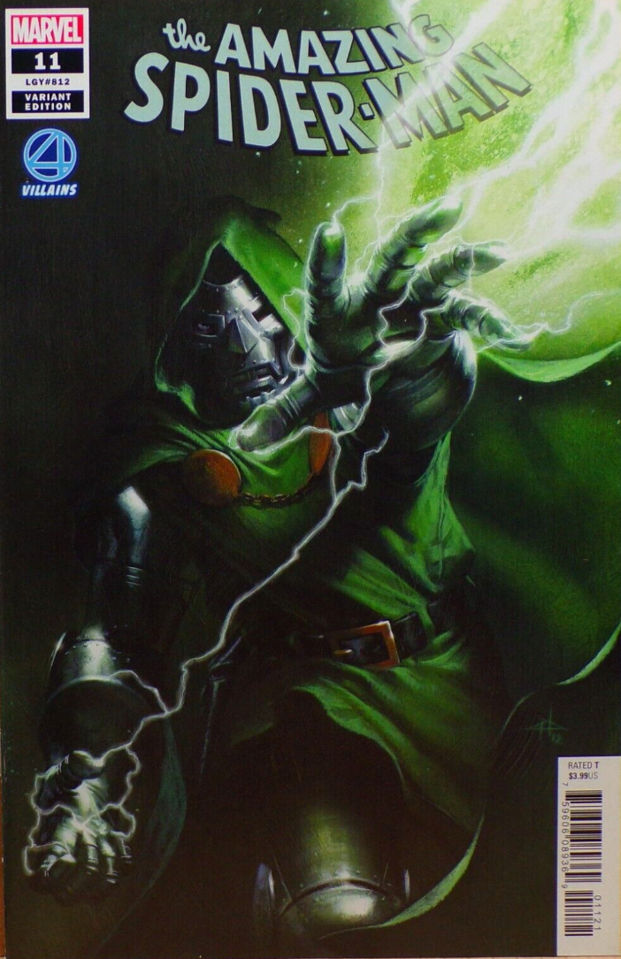 AMAZING SPIDER-MAN #11 DELLOTTO FANTASTIC FOUR VILLAINS VARIANT 2018 Amazing Spider-Man MARVEL COMICS