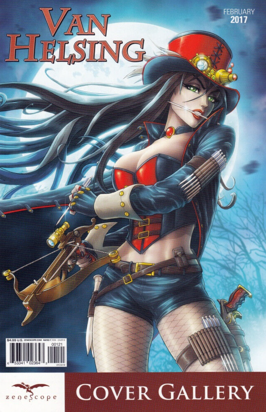GFT VAN HELSING COVER GALLERY #1 CVR B CARDY VARIANT 2017 ZENESCOPE ENTERTAINMENT INC