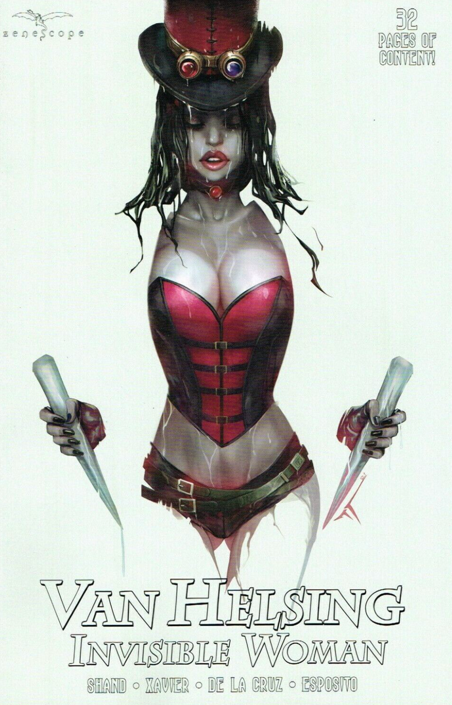 VAN HELSING VS INVISIBLE WOMAN ONE SHOT CVR C IVAN TAO VARIANT 2021 ZENESCOPE ENTERTAINMENT INC