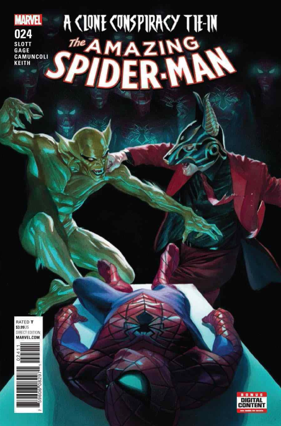 AMAZING SPIDER-MAN #24 ALEX ROSS 2017 Amazing Spider-Man MARVEL COMICS