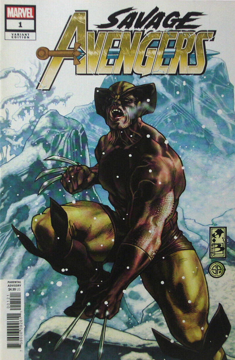 SAVAGE AVENGERS #1 1:25 BIANCHI VARIANT 2019 Savage Avengers MARVEL COMICS