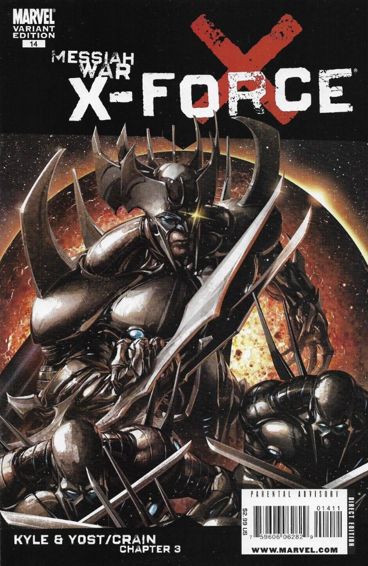 X-FORCE #14 CLAYTON CRAIN COVER 2009 X-Force MARVEL COMICS