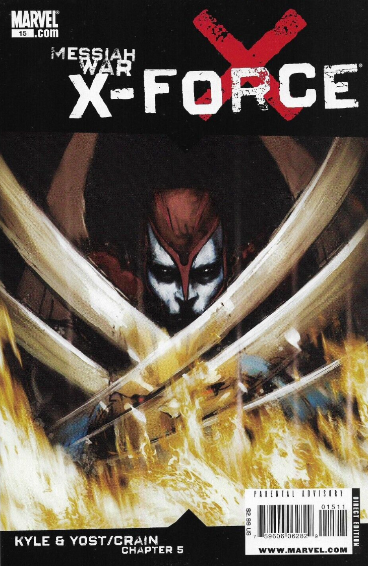 X-FORCE #15 CLAYTON CRAIN COVER 2009 X-Force MARVEL COMICS