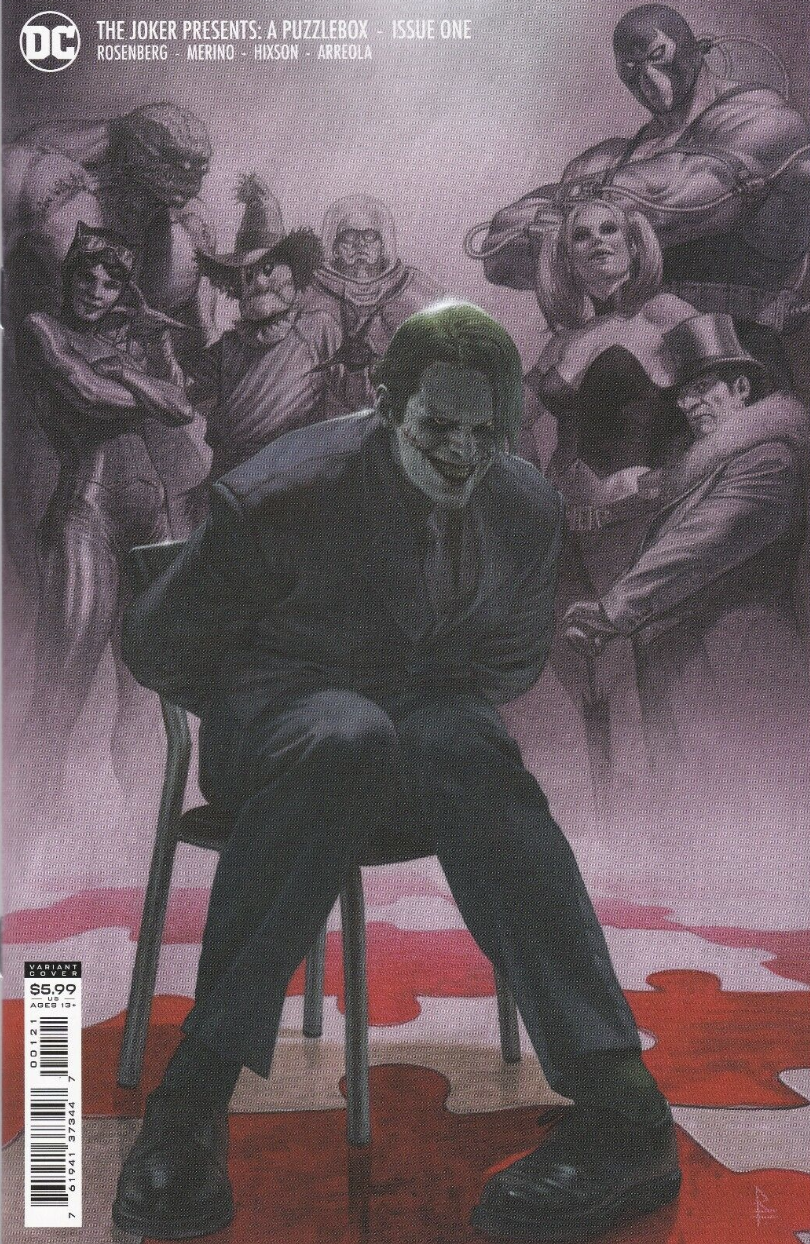 JOKER PRESENTS A PUZZLEBOX #1 (OF 7) CVR B RICCARDO FEDERICI CARD STOCK VARIANT 2021 Joker DC COMICS