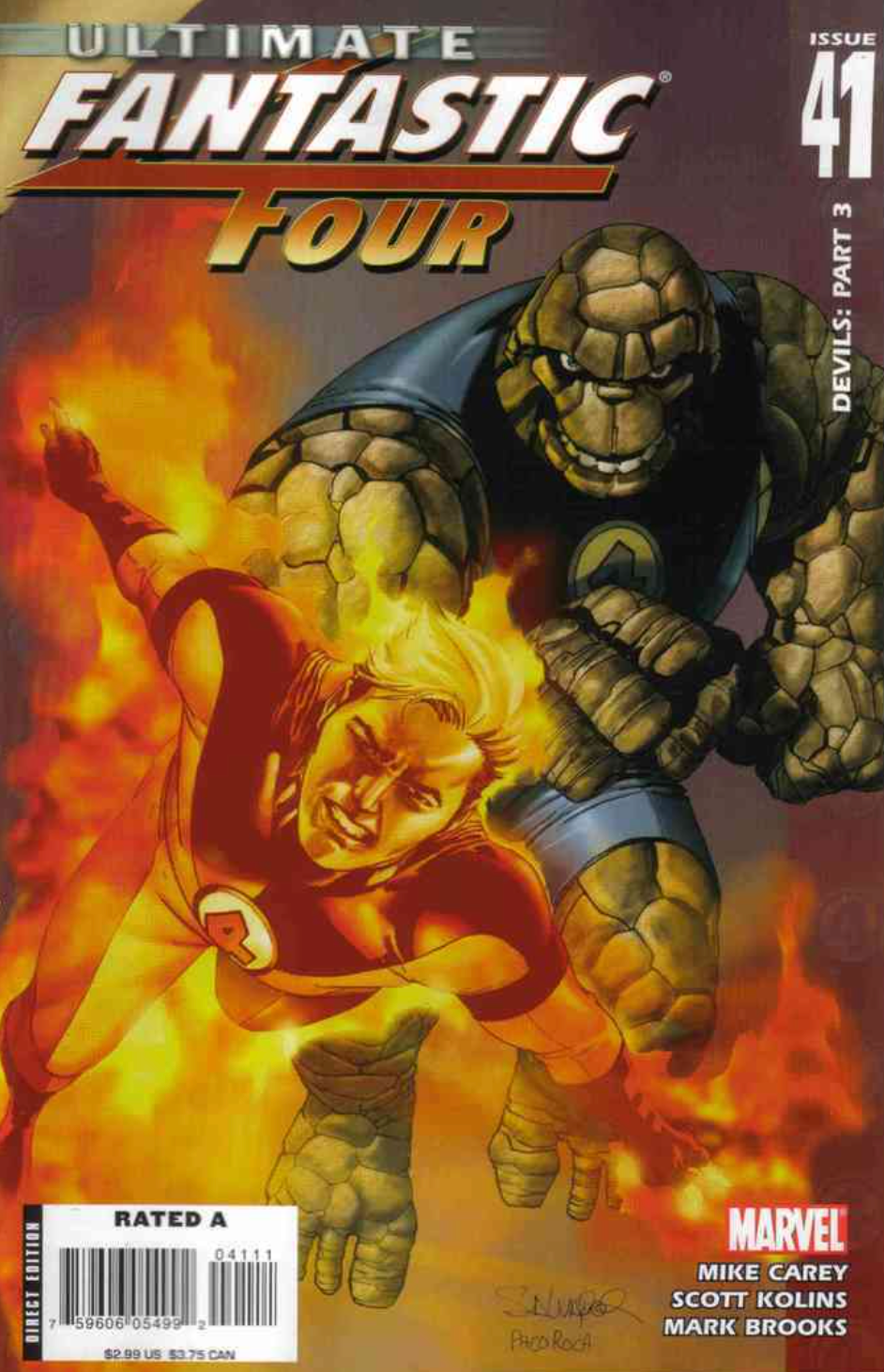 ULTIMATE FANTASTIC FOUR #41 2007 Ultimate Fantastic Four MARVEL COMICS