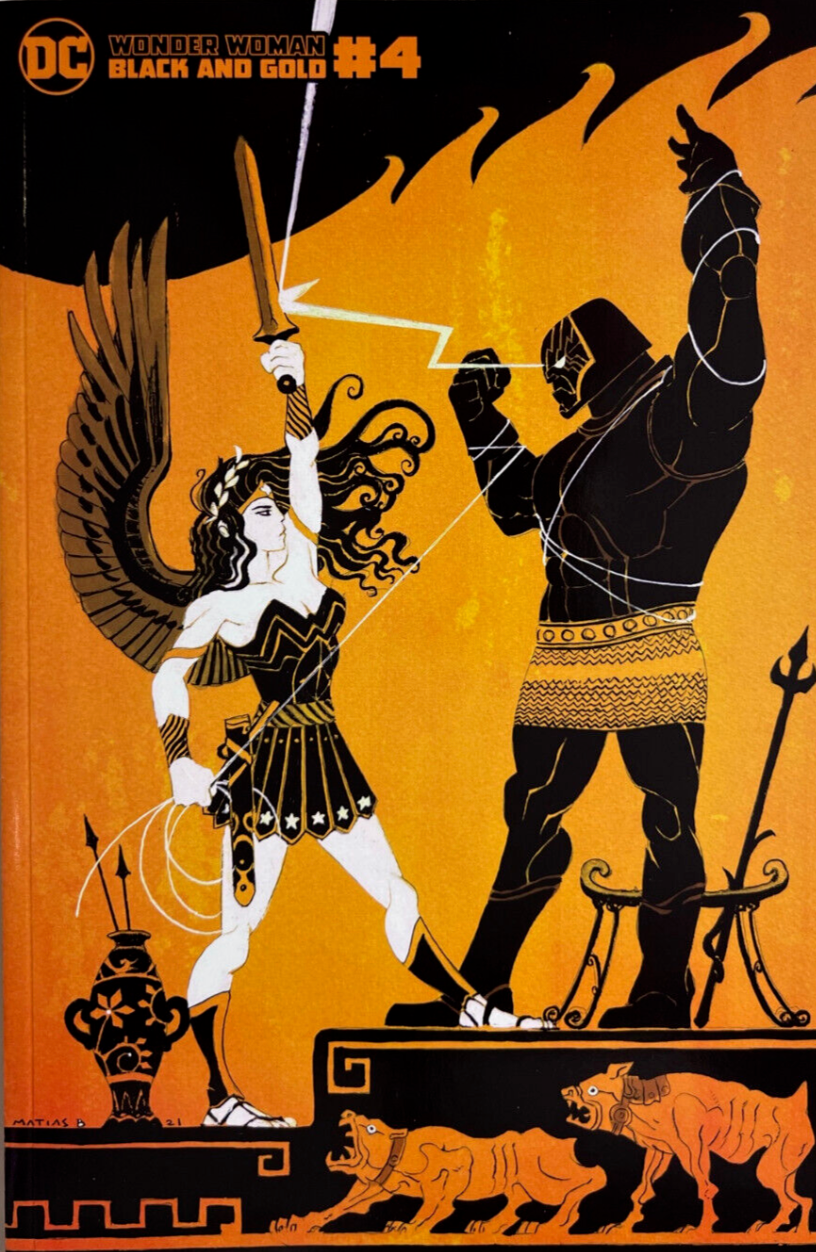 WONDER WOMAN BLACK & GOLD #4 (OF 6) BERGARA 1:25 VARIANT 2021 Wonder Woman DC COMICS