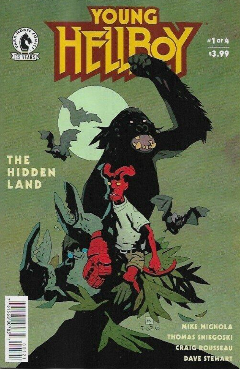 YOUNG HELLBOY THE HIDDEN LAND #1 (OF 4) CVR B MIGNOLA 2021 Hellboy DARK HORSE COMICS