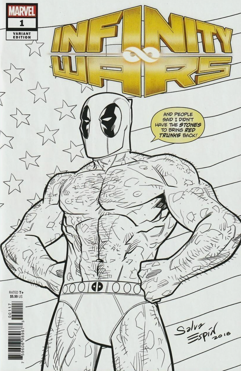 INFINITY WARS #1 (OF 6) PARTY SKETCH VARIANT 2018 Infinity Wars MARVEL COMICS