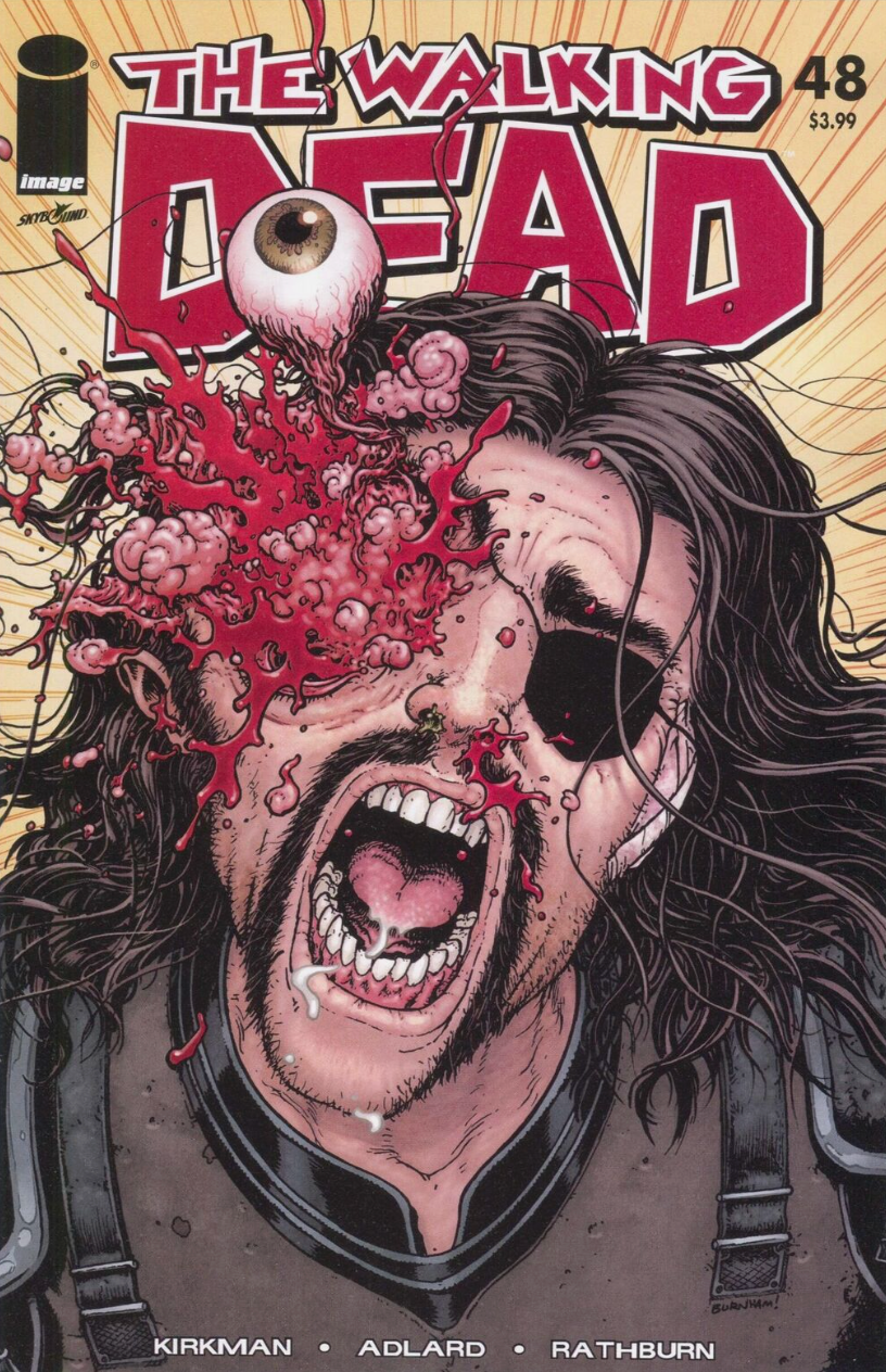 WALKING DEAD #48 15TH ANNIVERSARY BURNHAM COLOR LOGO VARIANT 2018 Walking Dead IMAGE COMICS