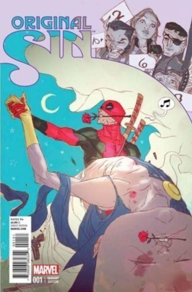 ORIGINAL SIN #1 (OF 8) DEADPOOL DANCING PARTY VARIANT 2014 Avengers MARVEL COMICS