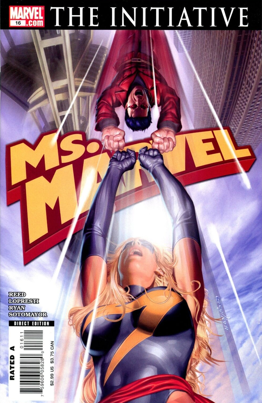 MS MARVEL #16 GREG HORN COVER 2007 Captain Marvel MARVEL COMICS