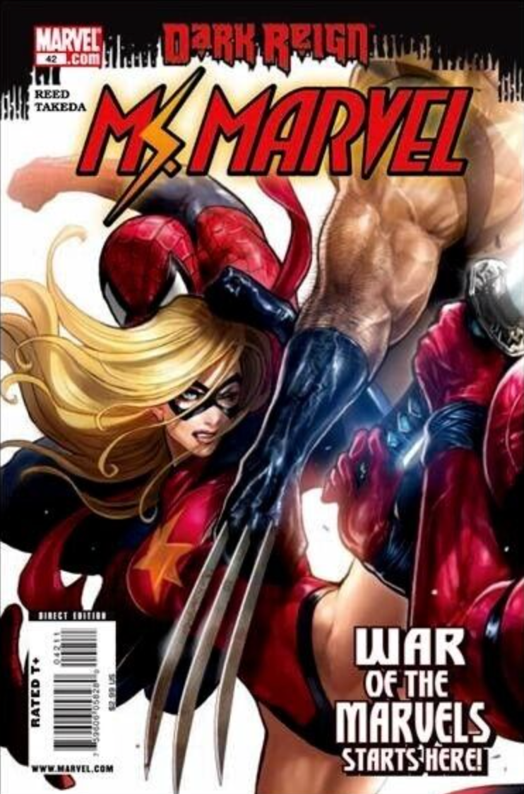MS MARVEL #42 SANA TAKEDA COVER 2009 Captain Marvel MARVEL COMICS