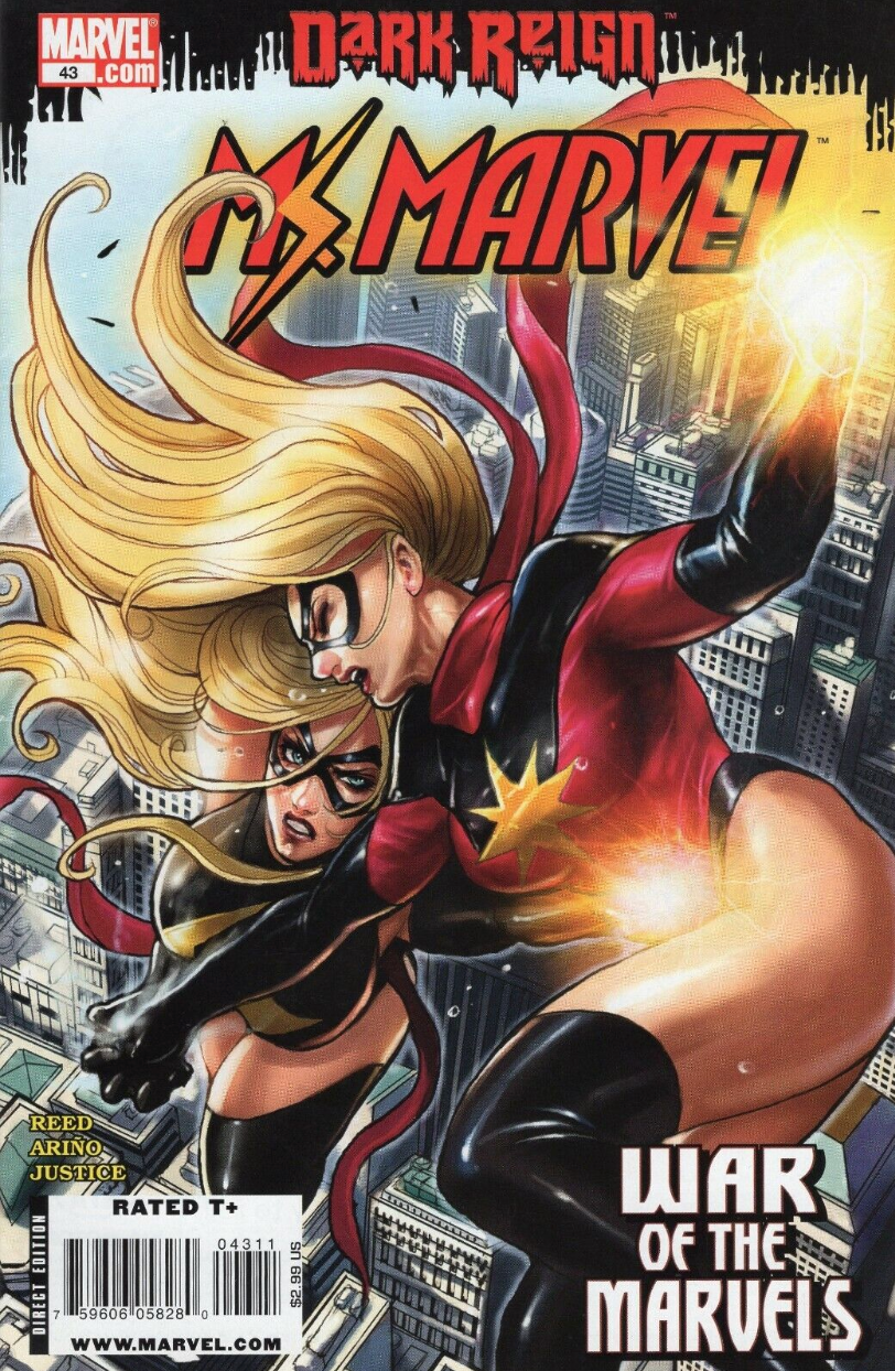 MS MARVEL #43 SANA TAKEDA COVER 2009 Captain Marvel MARVEL COMICS