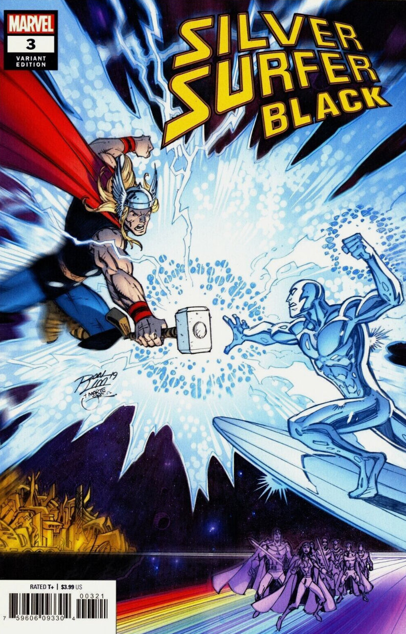 SILVER SURFER BLACK #3 (OF 5) LIM VARIANT 2019 Silver Surfer MARVEL COMICS