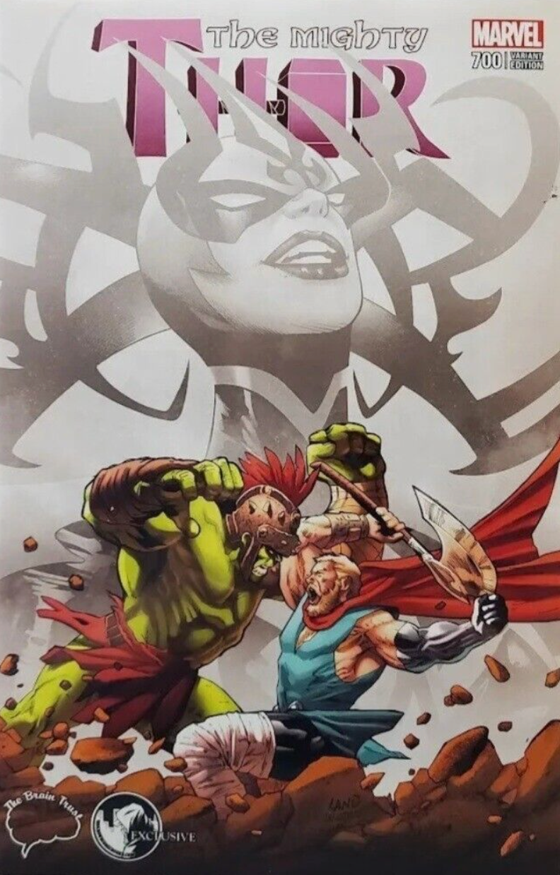 MIGHTY THOR #700 GREG LAND VARIANT 2017 Mighty Thor MARVEL COMICS