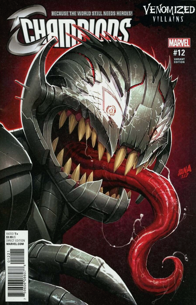 CHAMPIONS #12 VENOMIZED ULTRON NAKAYAMA VARIANT 2017 Champions MARVEL COMICS