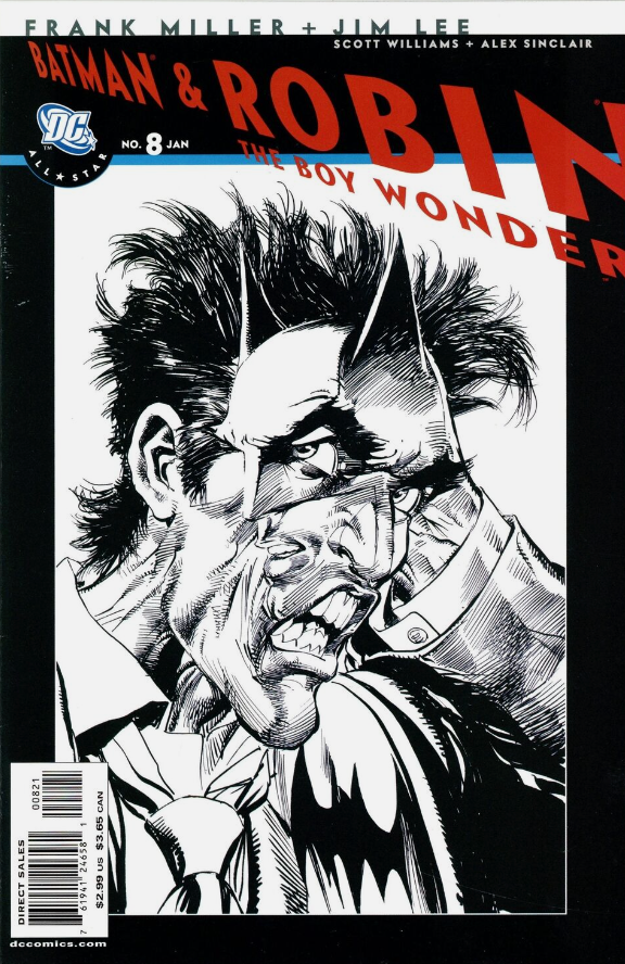 ALL STAR BATMAN AND ROBIN THE BOY WONDER #8 NEAL ADAMS VARIANT 2007 Batman DC COMICS