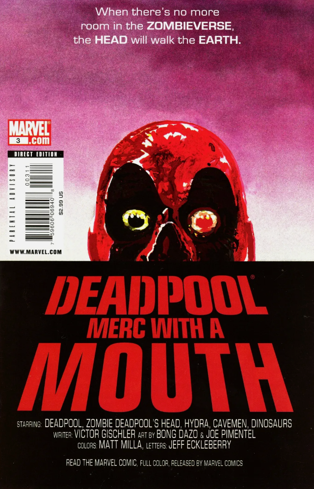 DEADPOOL MERC WITH A MOUTH #3 (OF 13) HOMAGE 2009 Deadpool MARVEL COMICS