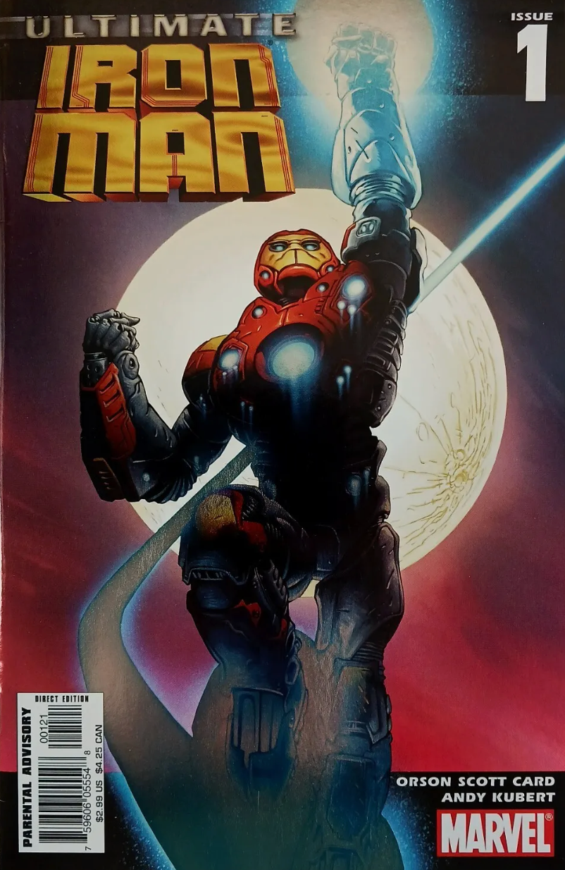 ULTIMATE IRON MAN #1 FOIL 2005 Ultimate Iron Man MARVEL COMICS