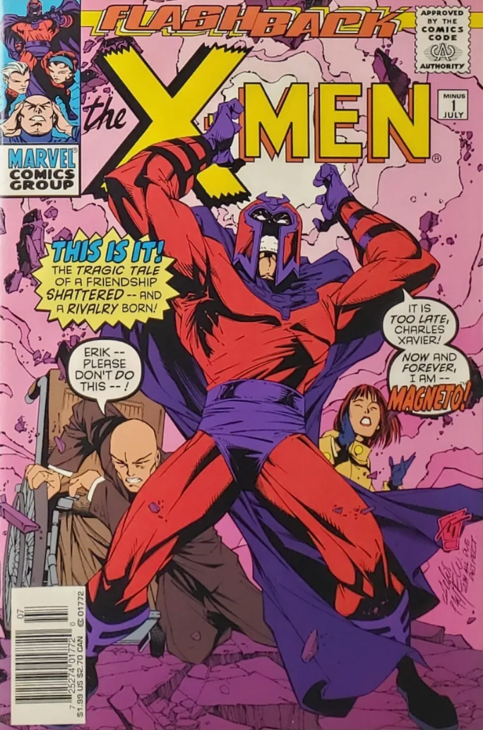 X-MEN #1 NEWSSTAND 1997 X-Men MARVEL COMICS