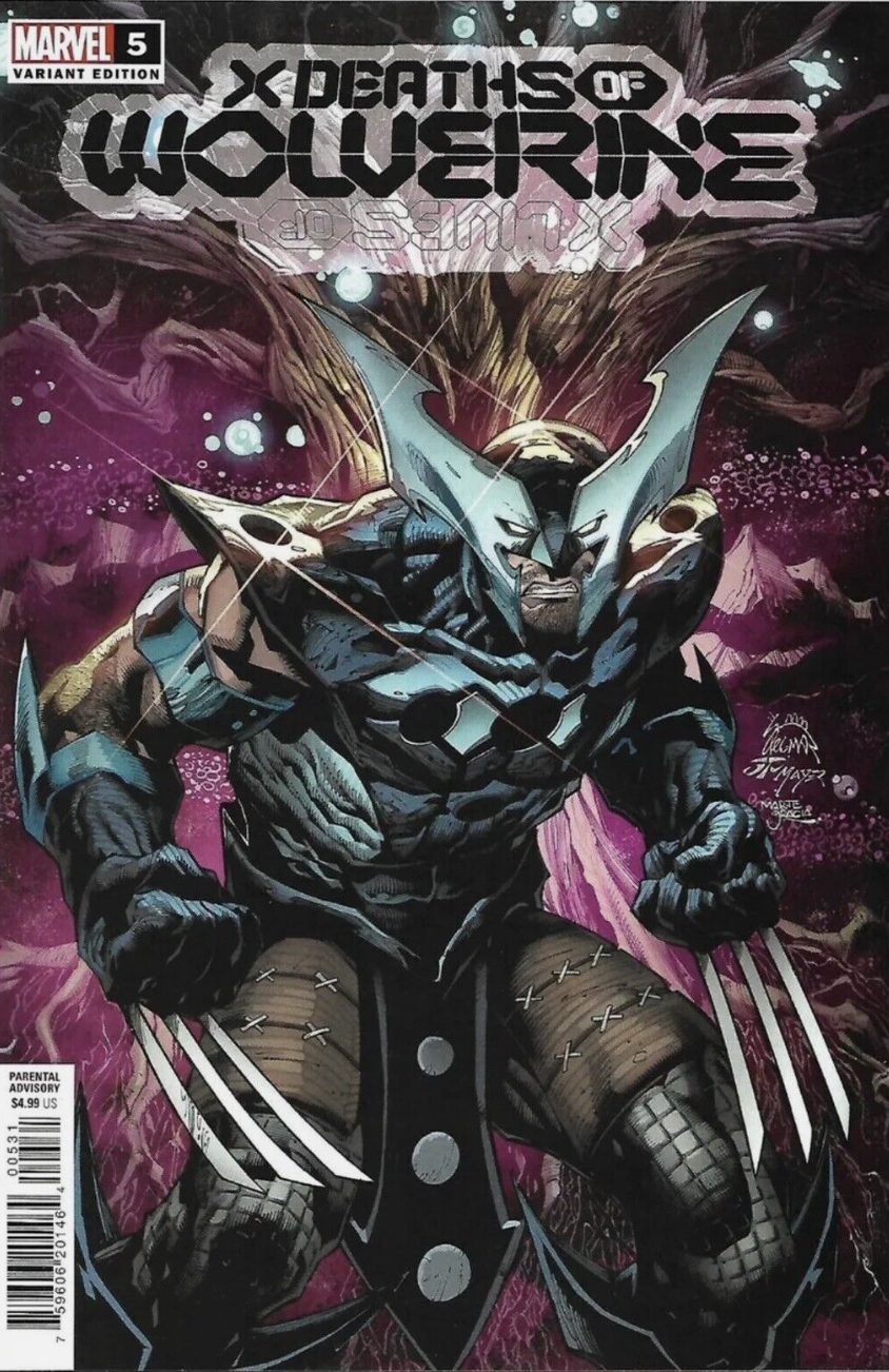 X DEATHS OF WOLVERINE #5 STEGMAN OMEGA WOLVERINE SPOILER VARIANT 2022 Wolverine MARVEL PRH