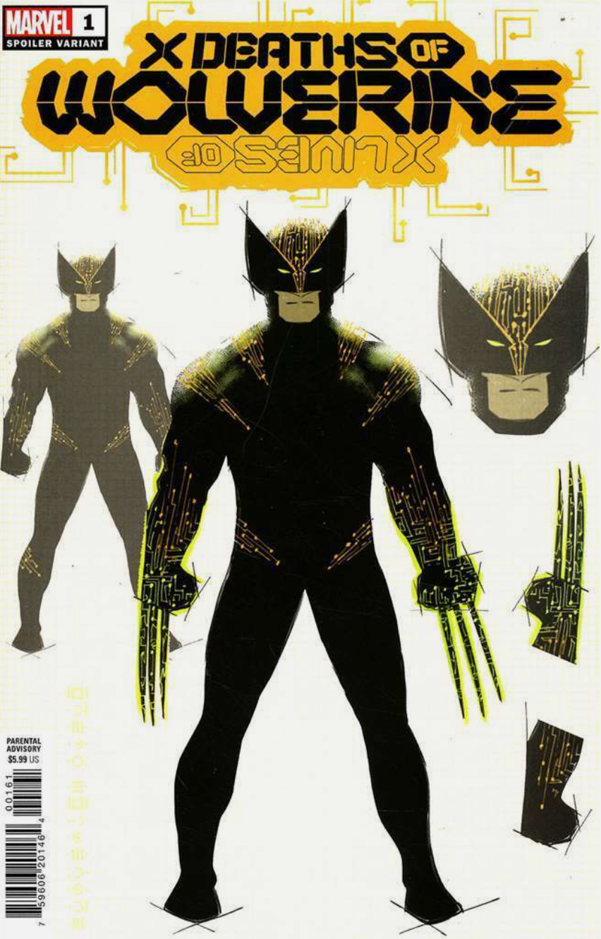 X DEATHS OF WOLVERINE 1 KUBERT OMEGA WOLVERINE SPOILER VARIANT 2022