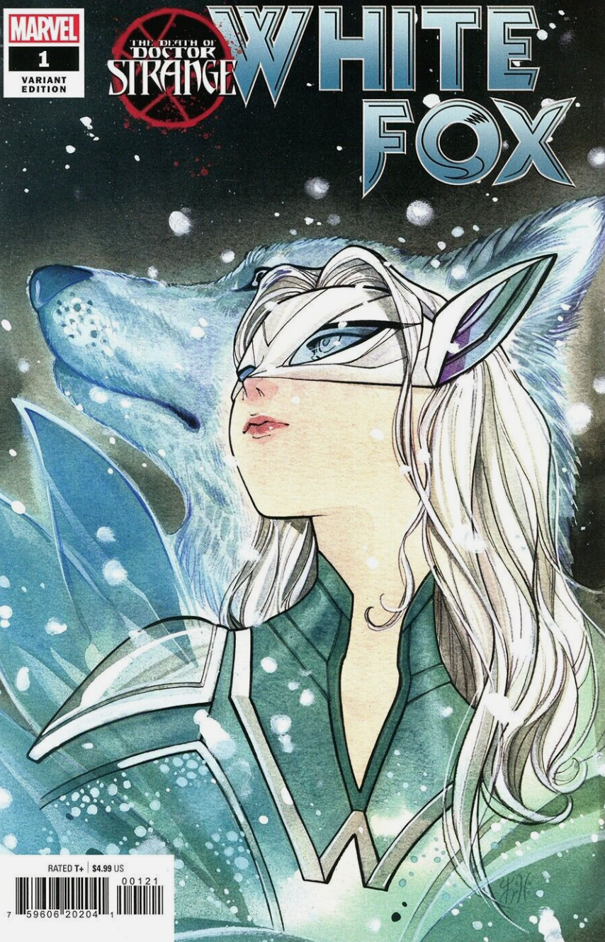 DEATH OF DOCTOR STRANGE WHITE FOX #1 MOMOKO VARIANT 2021 Doctor Strange MARVEL PRH