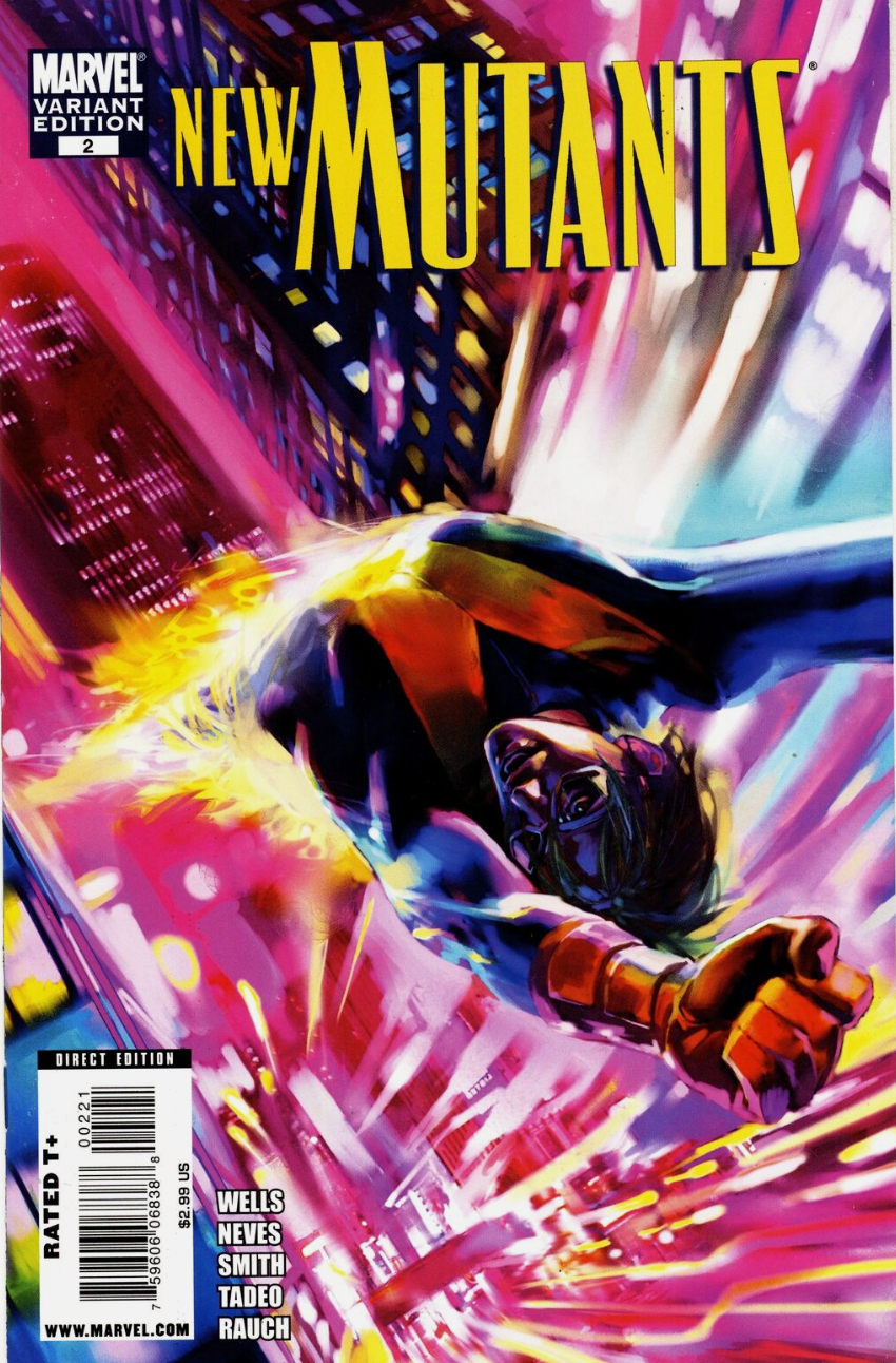 NEW MUTANTS #2 2ND PRINT BENJAMIN 1:15 VARIANT 2009 New Mutants MARVEL COMICS