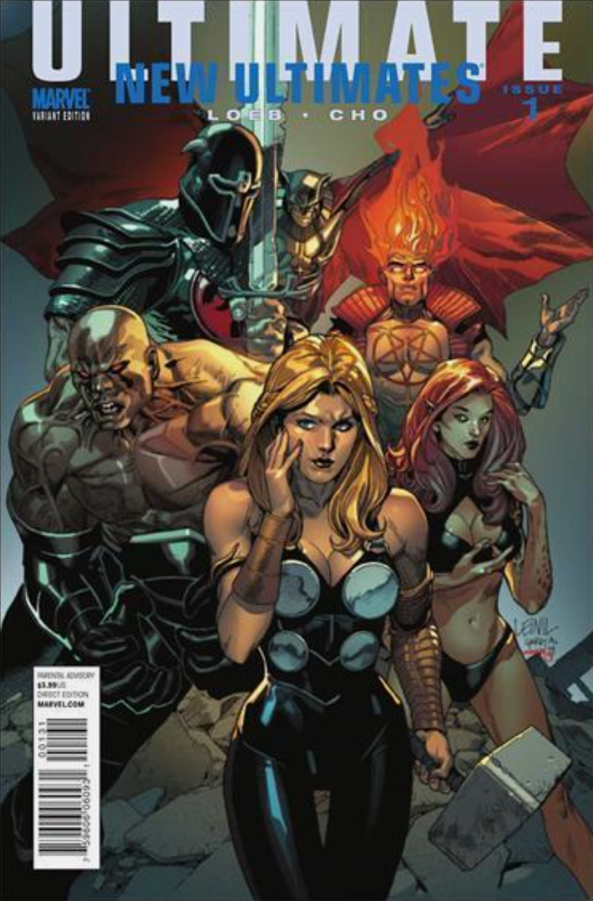 ULTIMATE COMICS NEW ULTIMATES #1 VILLAIN 1:15 VARIANT 2010 Ultimate Avengers MARVEL COMICS
