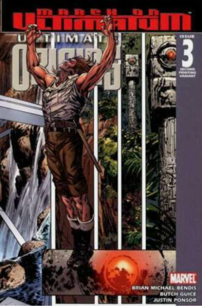 ULTIMATE ORIGINS #3 2ND PRINT VARIANT 2008 Wolverine MARVEL COMICS