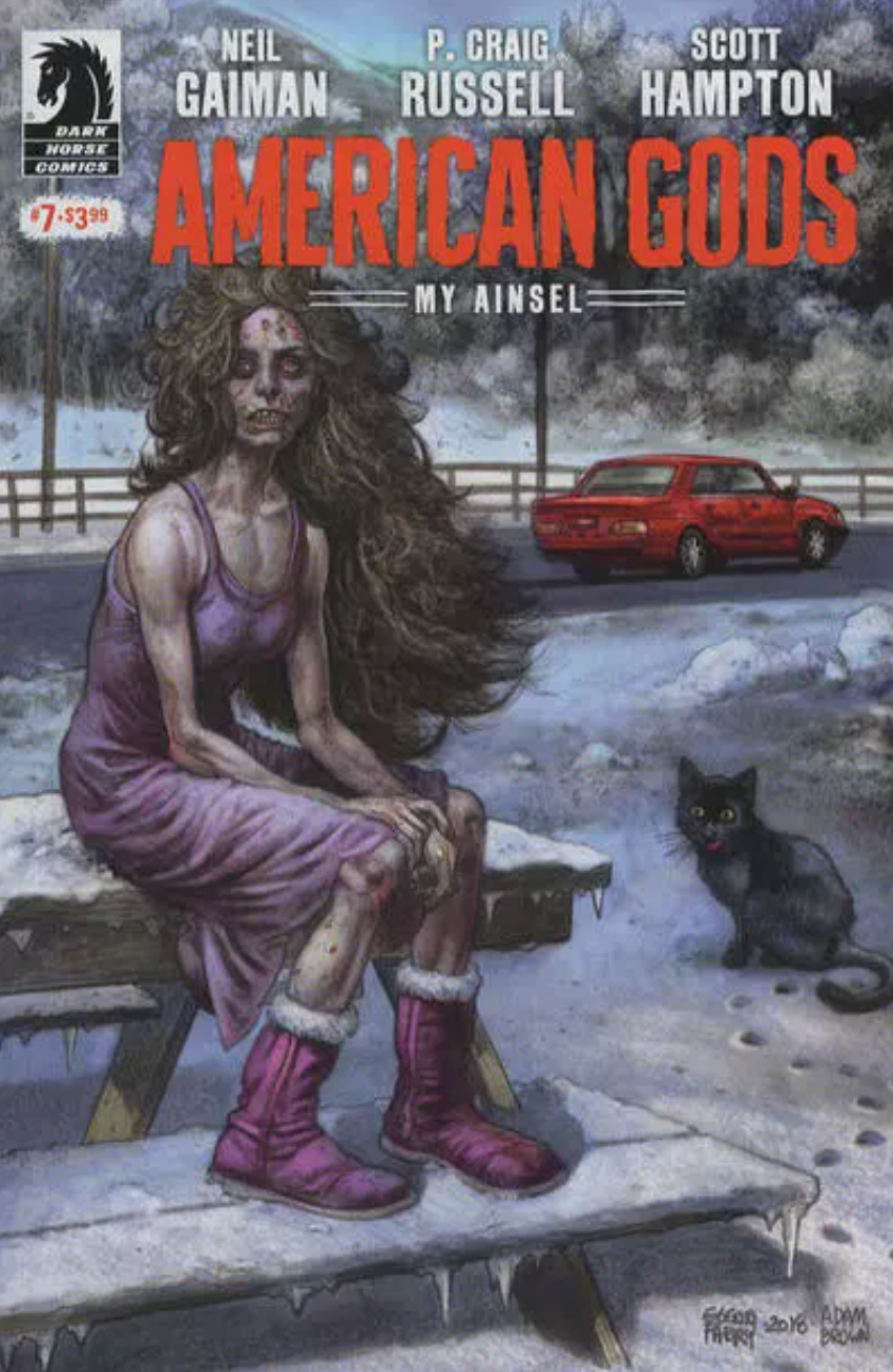 NEIL GAIMAN AMERICAN GODS MY AINSEL #7 CVR A 2018 Neil Gaiman DARK HORSE COMICS