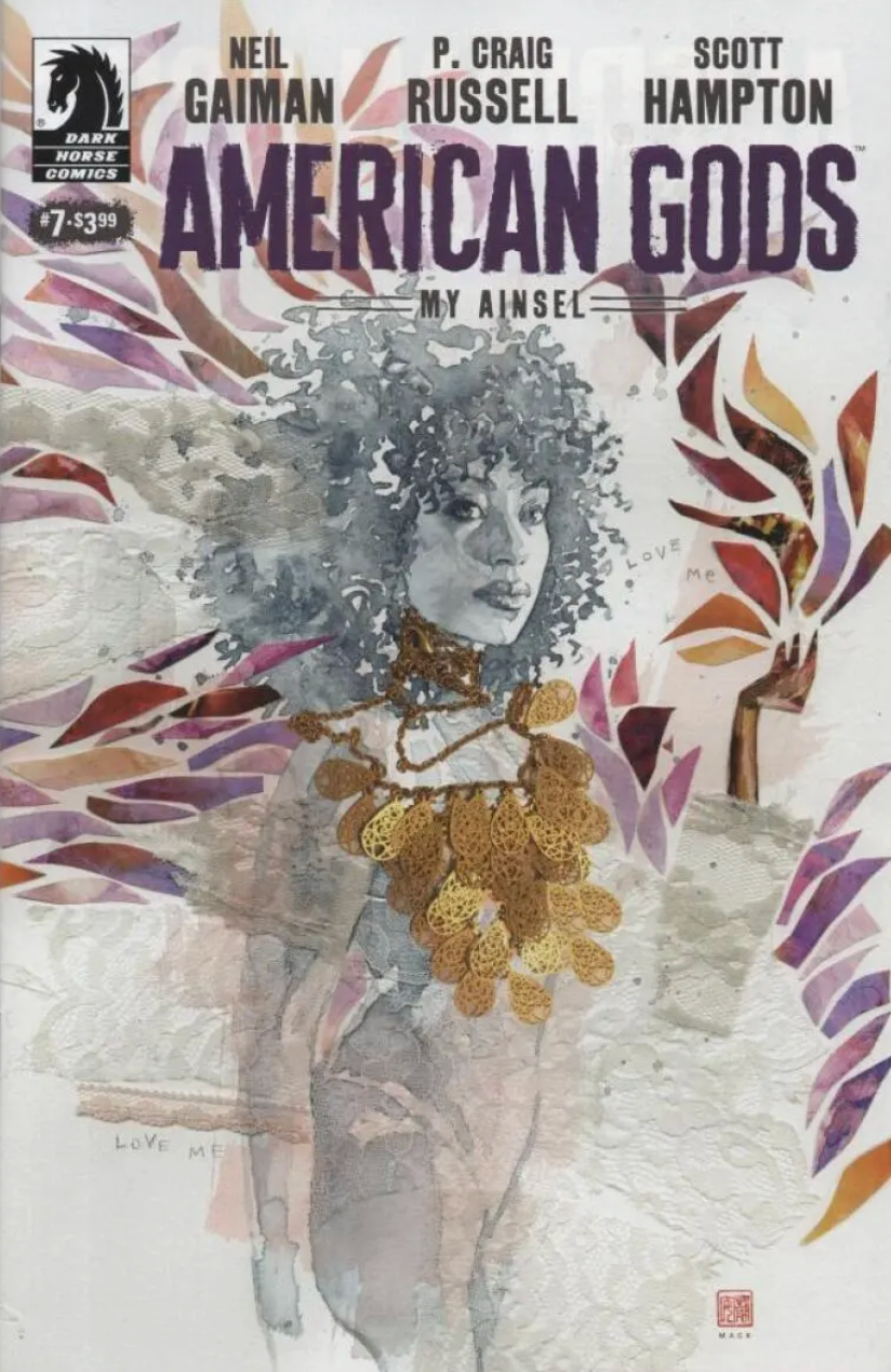 NEIL GAIMAN AMERICAN GODS MY AINSEL #7 MACK VARIANT 2018 Neil Gaiman DARK HORSE COMICS