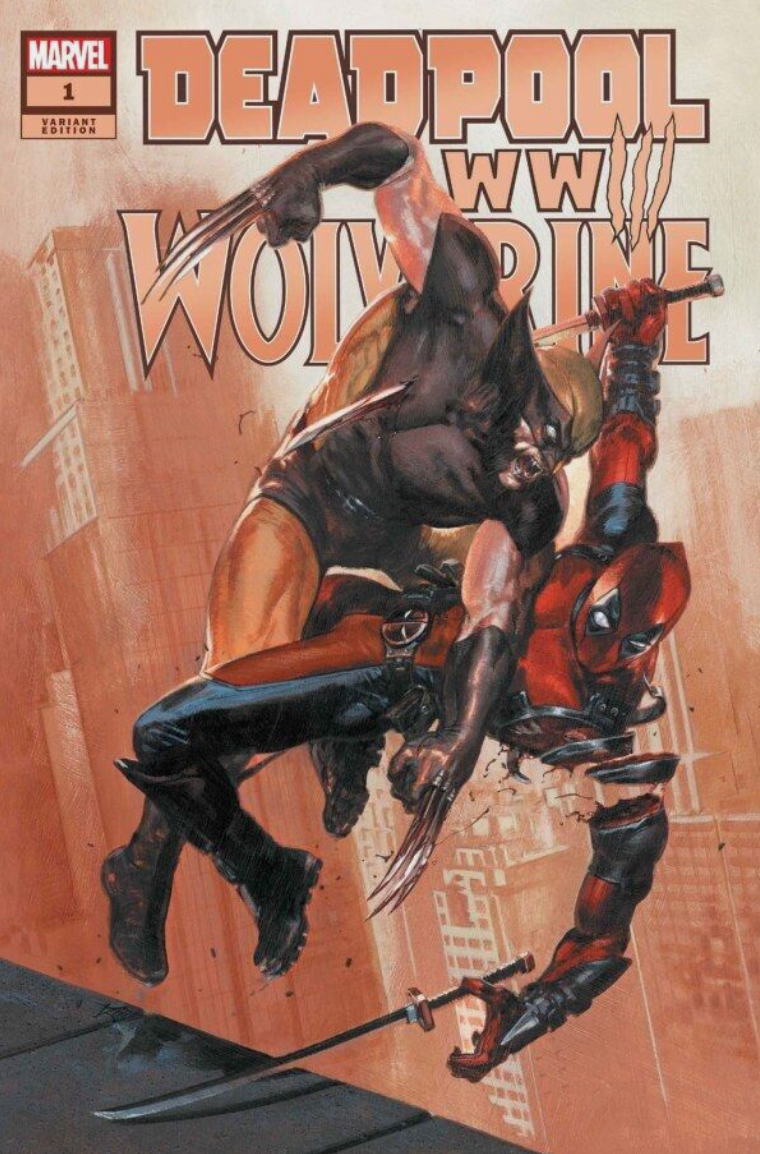 DEADPOOL WOLVERINE WWIII #1 GABRIELE DELLOTTO SECRET POLYBAG ONE PER STORE VARIANT 2024 Deadpool MARVEL COMICS