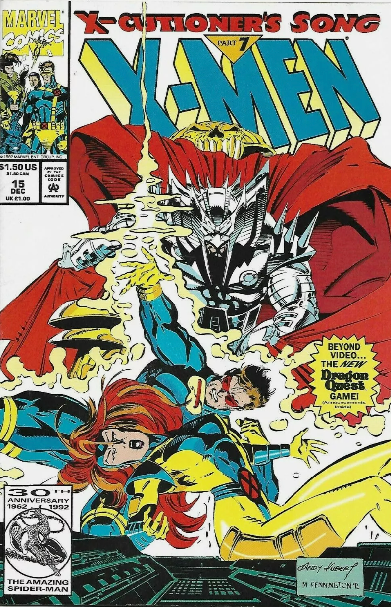 X-MEN #15 1992 X-Men MARVEL COMICS