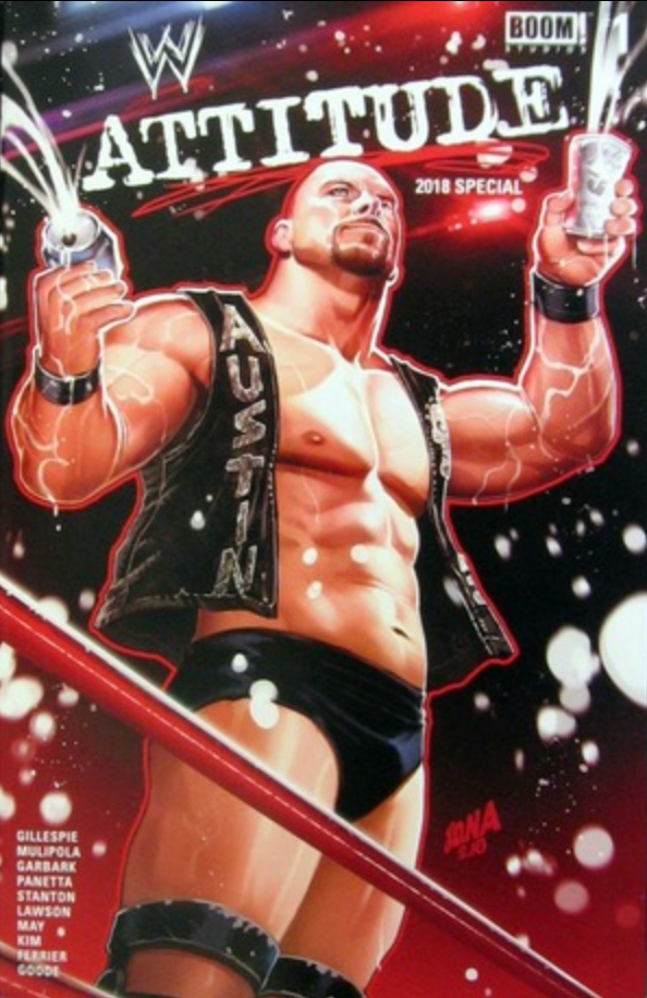 WWE ATTITUDE ERA 2018 SPECIAL #1 FOC NAKAYAMA VARIANT 2018 WWE BOOM! STUDIOS